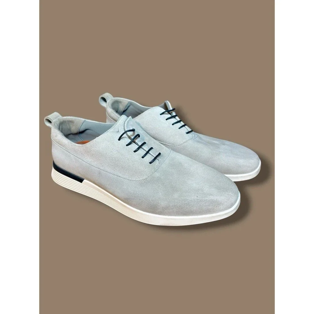 Wolf & Shepherd Crossover Longwing Smoke Suede Mens Shoes Size 11 Comfort Office